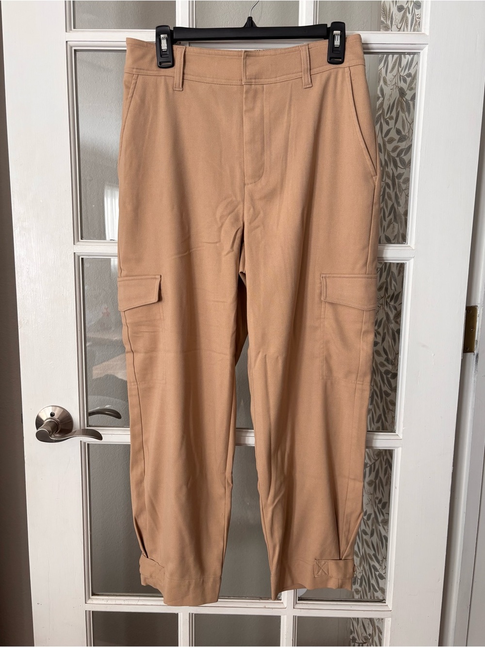 SIMPLY VERA Vera Wang High Waist Dressy Cargo Ankle Pants Sz M